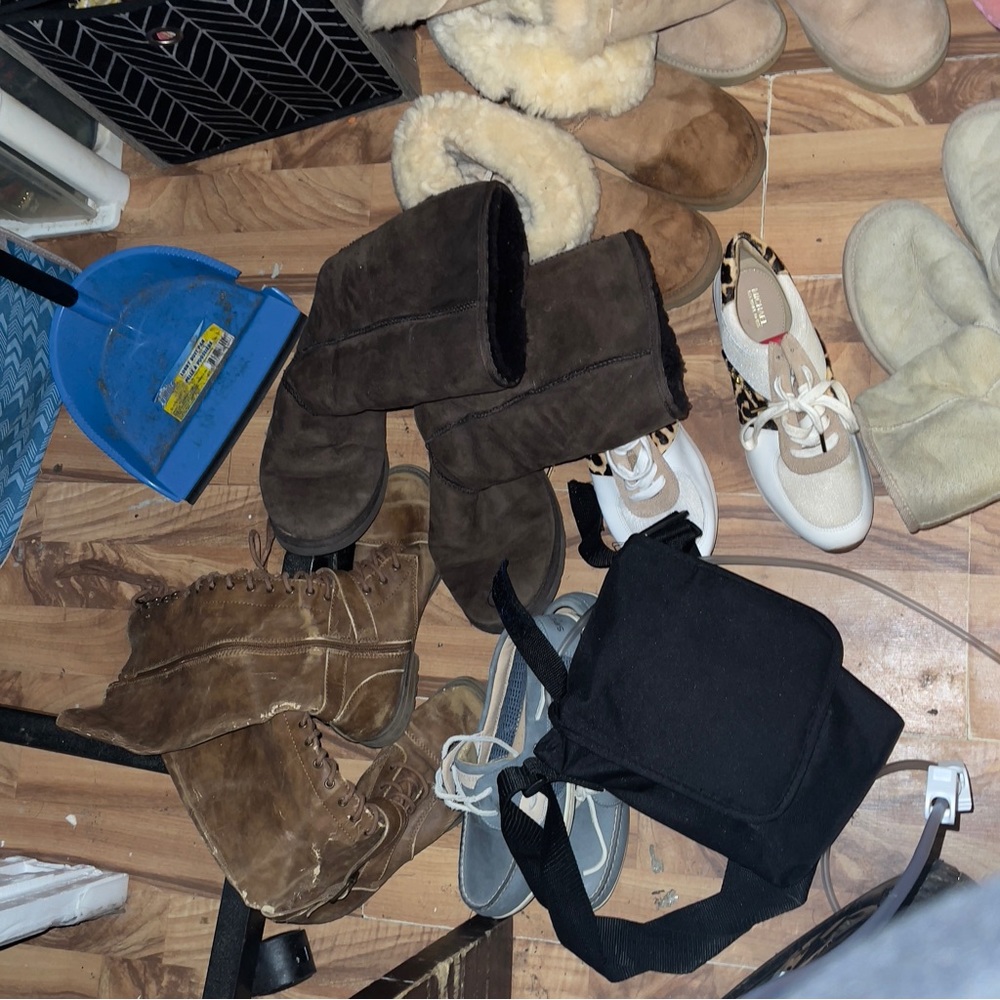 All of my shoes that I can no longer wear…